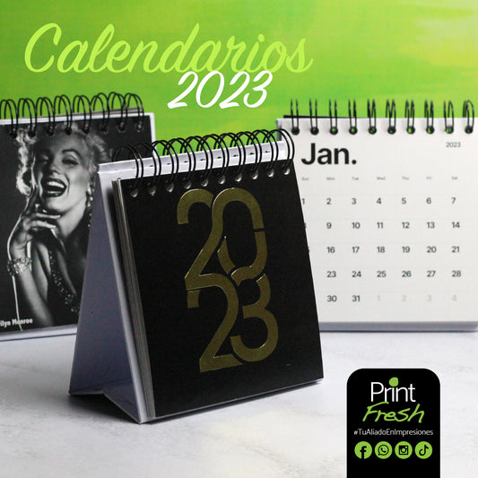 25 Calendarios Personalizados 5.5×5.5 pulgadas