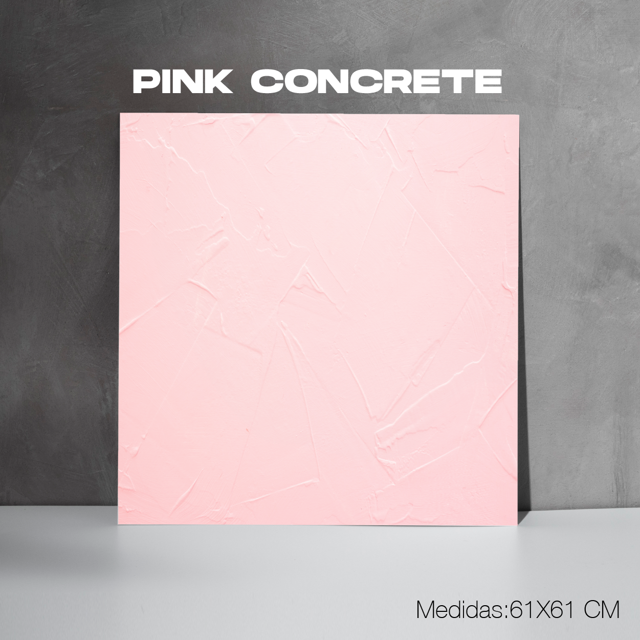 Backs para Fotografía (PINK CONCRETE) Medida 60x60cm.
