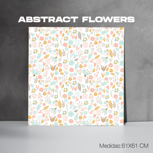 Backs para Fotografía (ABSTRACT FLOWERS) Medida 60x60cm.