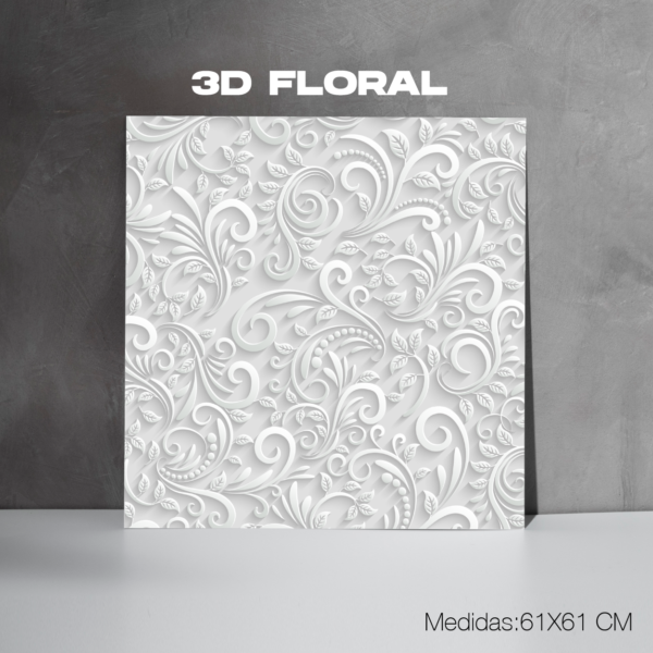 Backs para Fotografía (3D FLORAL) Medida 60x60cm.