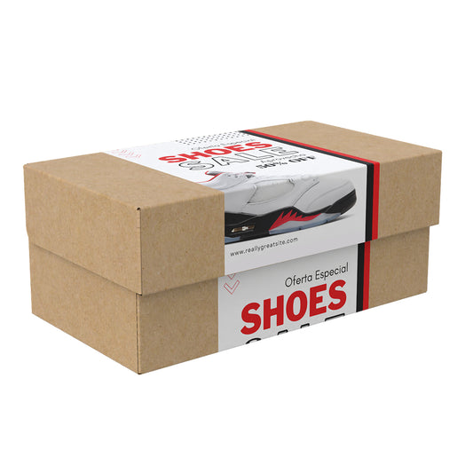 Ciento de Cajas para Zapatos Medida Estandar. Incluye 100 Cintillos Full Color.