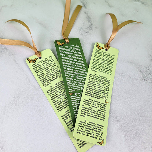 25 Separadores para Libros Full Color con Listón