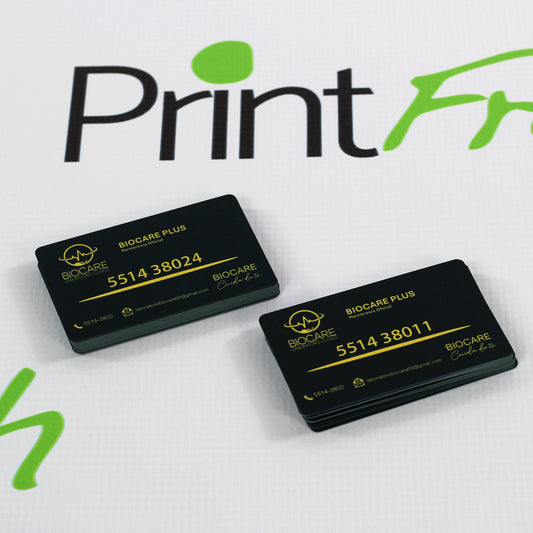 Tarjetas de Pvc Personalizadas impresion ambos lados. Medidas 8.5x5.5 cm