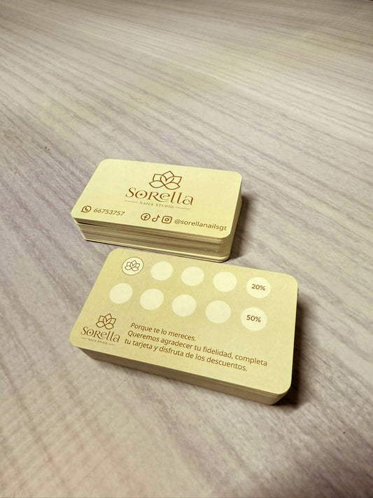 Ciento de Tarjetas Cliente Frecuente