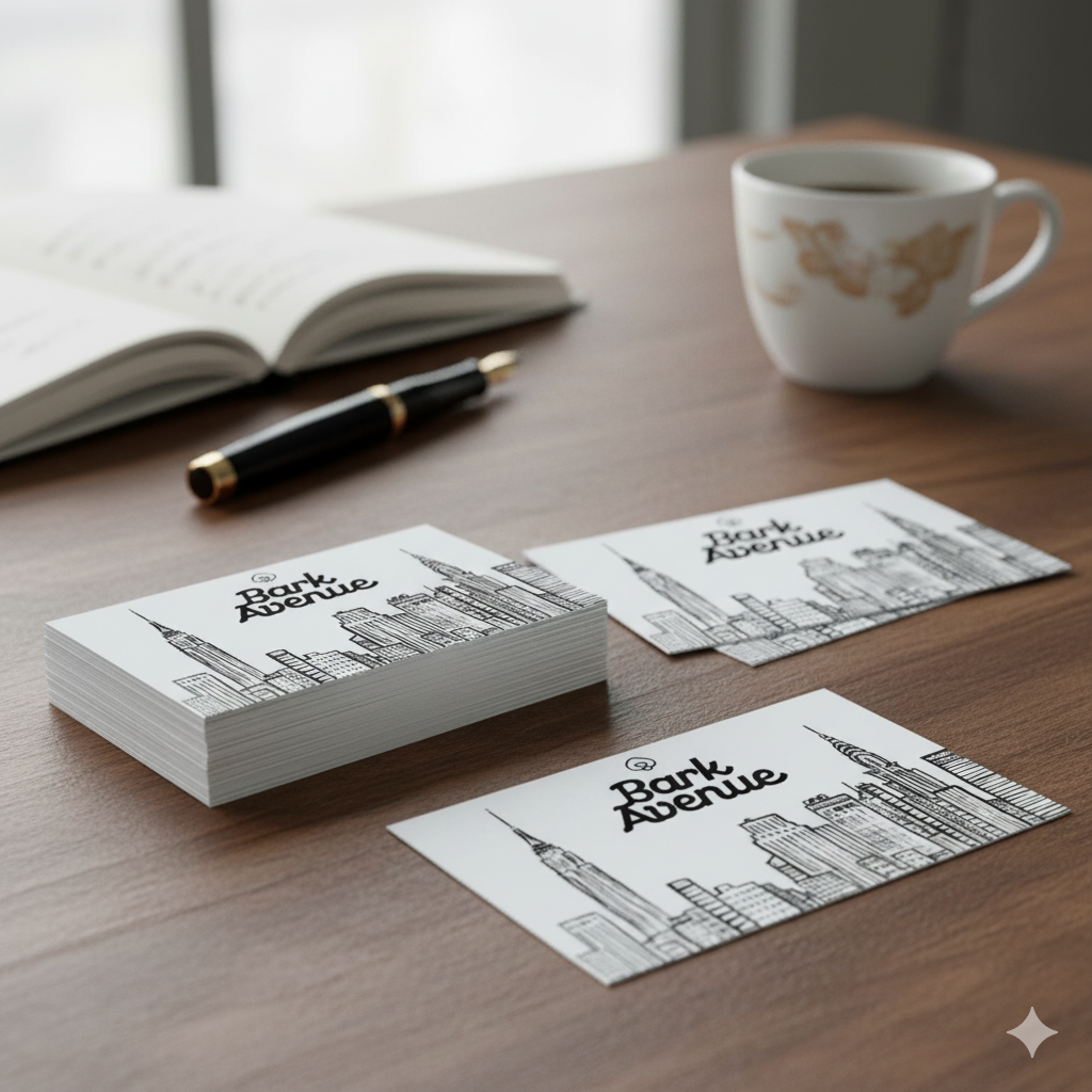 Ciento de Tarjetas de Presentacion. Impresión 1 Lado. Medidas 2x3.5 pulgadas.