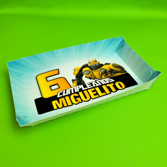 12 Combos Fiesta Infantil Mantelito+Bandeja (se le puede agregar vaso y loncherita)