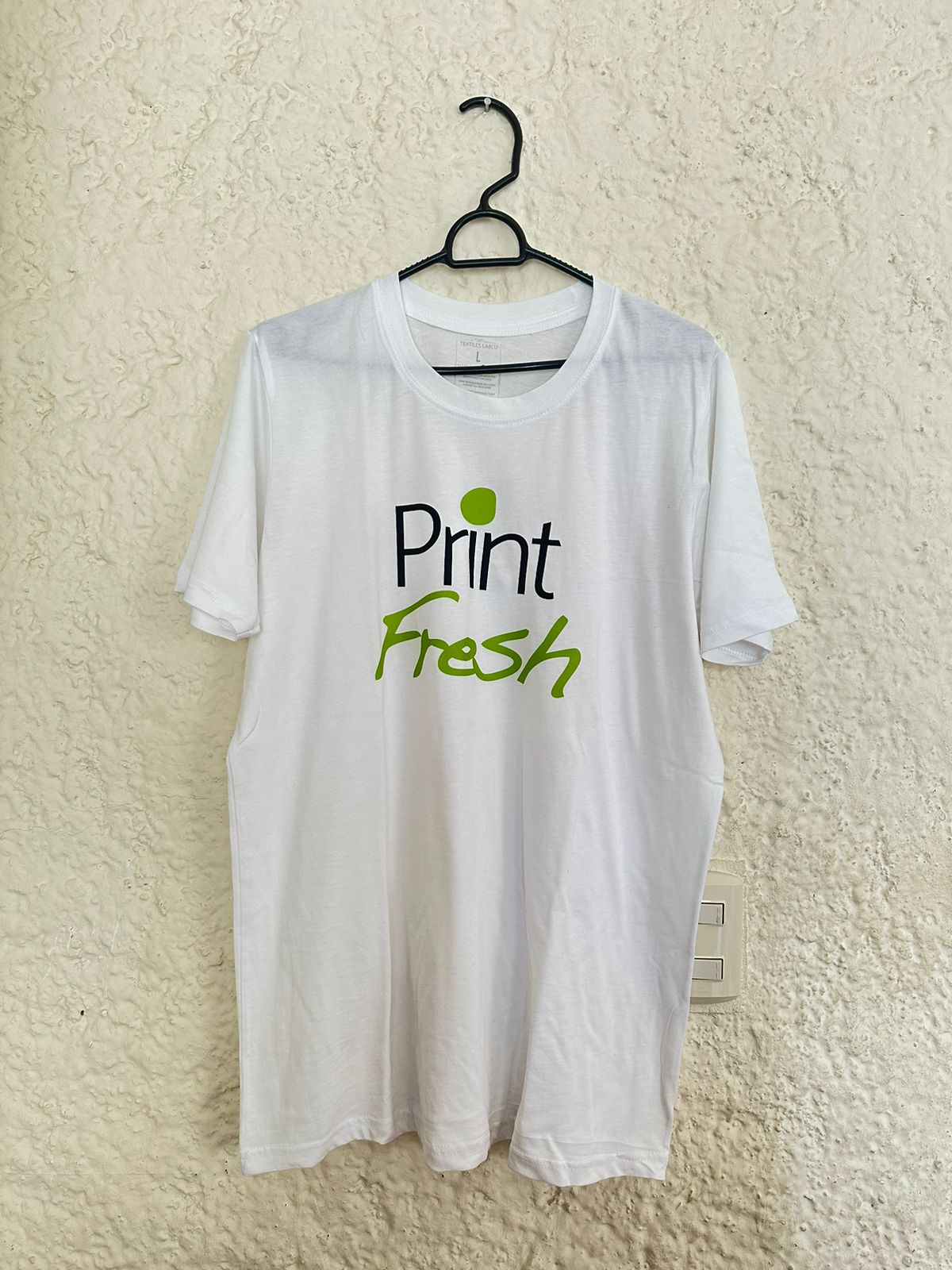 12 Playeras con Impresión DTF Full Color Al Frente