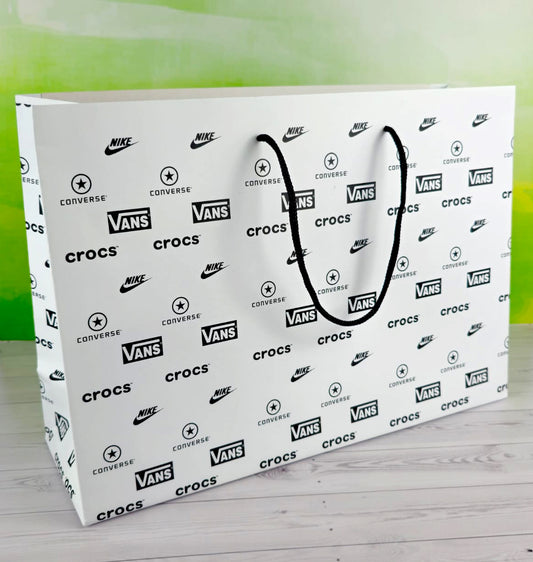 1 Ciento de Bolsas Tipo Boutique Full Color Grande Medidas: 34x25x8cm