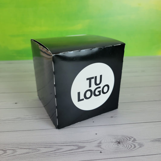 Ciento de Cajas para Taza Full Color Personalizadas Medidas: 10x10x10x10 cm.