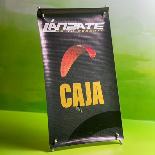 Banner X De Escritorio MEDIDAS: 23×43 cm