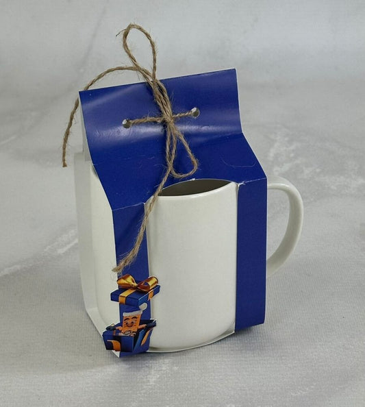 Ciento de Cajas Para Tazas Personalizadas con Lazo Medida: Taza de 8 onzas.