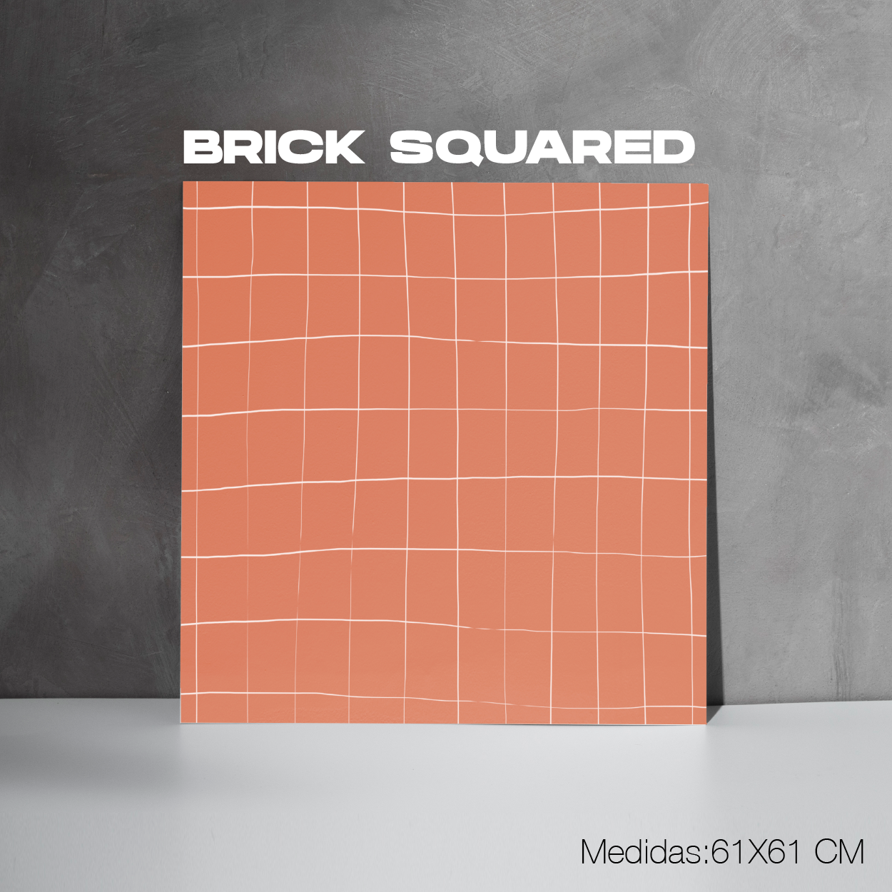 Backs para Fotografía (BRICK SQUARED) Medida 60x60cm.