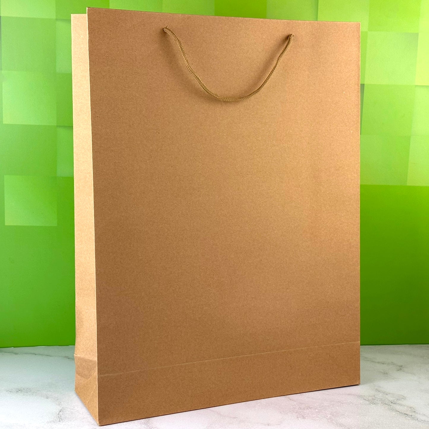 Ciento de Bolsas Kraft Premium Extra Grande Medidas: 38×50X12 cm
