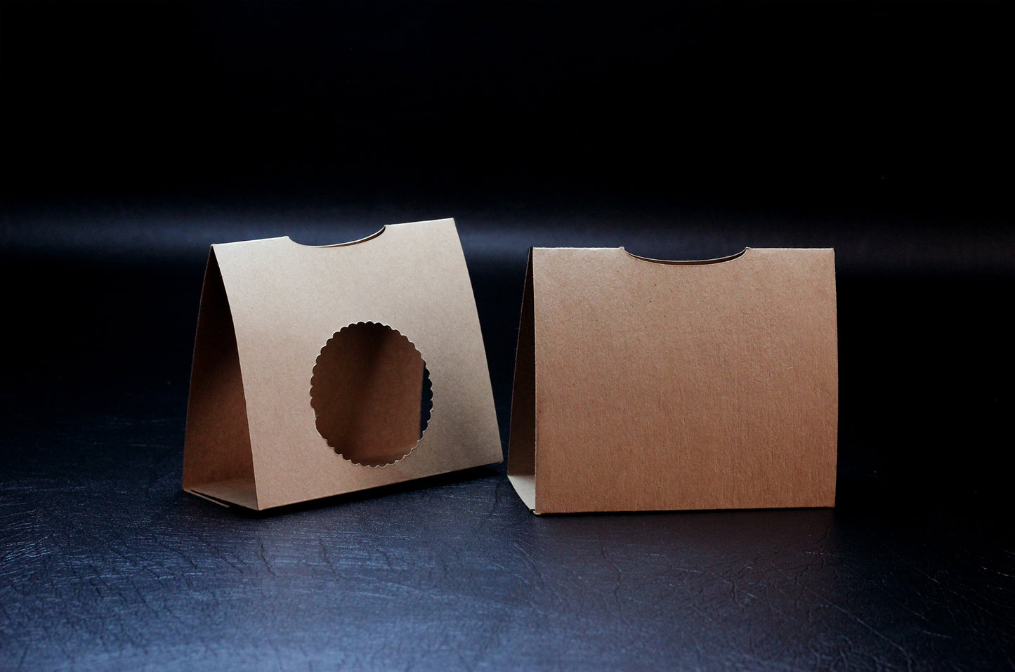 50 Cajas para Galletas en Kraft Medidas: 13.5×11.5×7 cm.