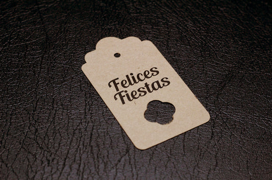 Millar de Etiquetas Kraft. Medidas 2x3.5 pulgadas.