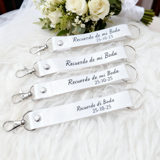 25 Landyard Tipo Llavero para Recuerdo Bodas