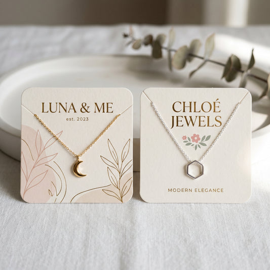 Ciento de Cartoncitos Para Joyería. Medidas 2x2 pulgadas.