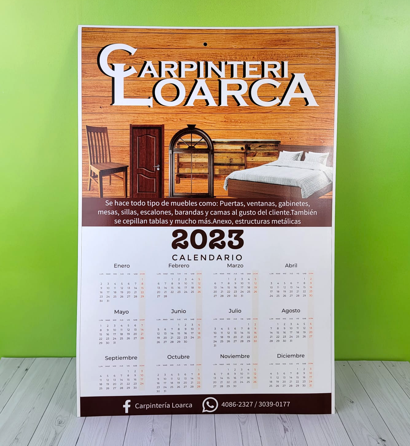 Calendario Digital Pared Shop Stores