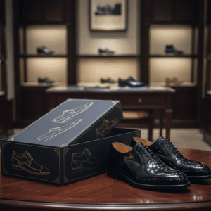 12 Cajas Premium para Zapatos de Hombre Medidas: 22x38x10cm