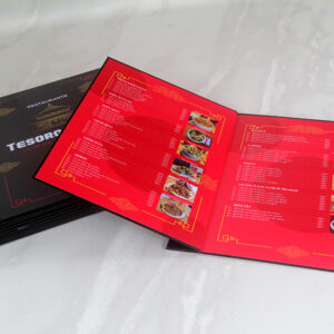 12 Menús Premium para Restaurantes.Medidas 10.5x12 pulgadas.