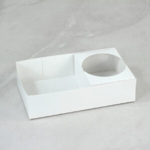 Ciento de Bandejas 2 en 1 para Bebida y Snack, Medidas: 18x10.5x4.5 cm Ancho-Fondo-Alto