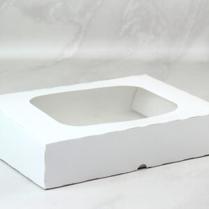 200 Cajas Para Donas Blanca en Texcote. Medidas 27x20x6cm.