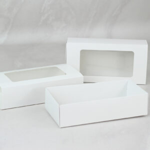Millar de Caja Tipo Bandeja 2 Piezas. Blanca en Texcote. Medidas 17x8.5x4.5cm.
