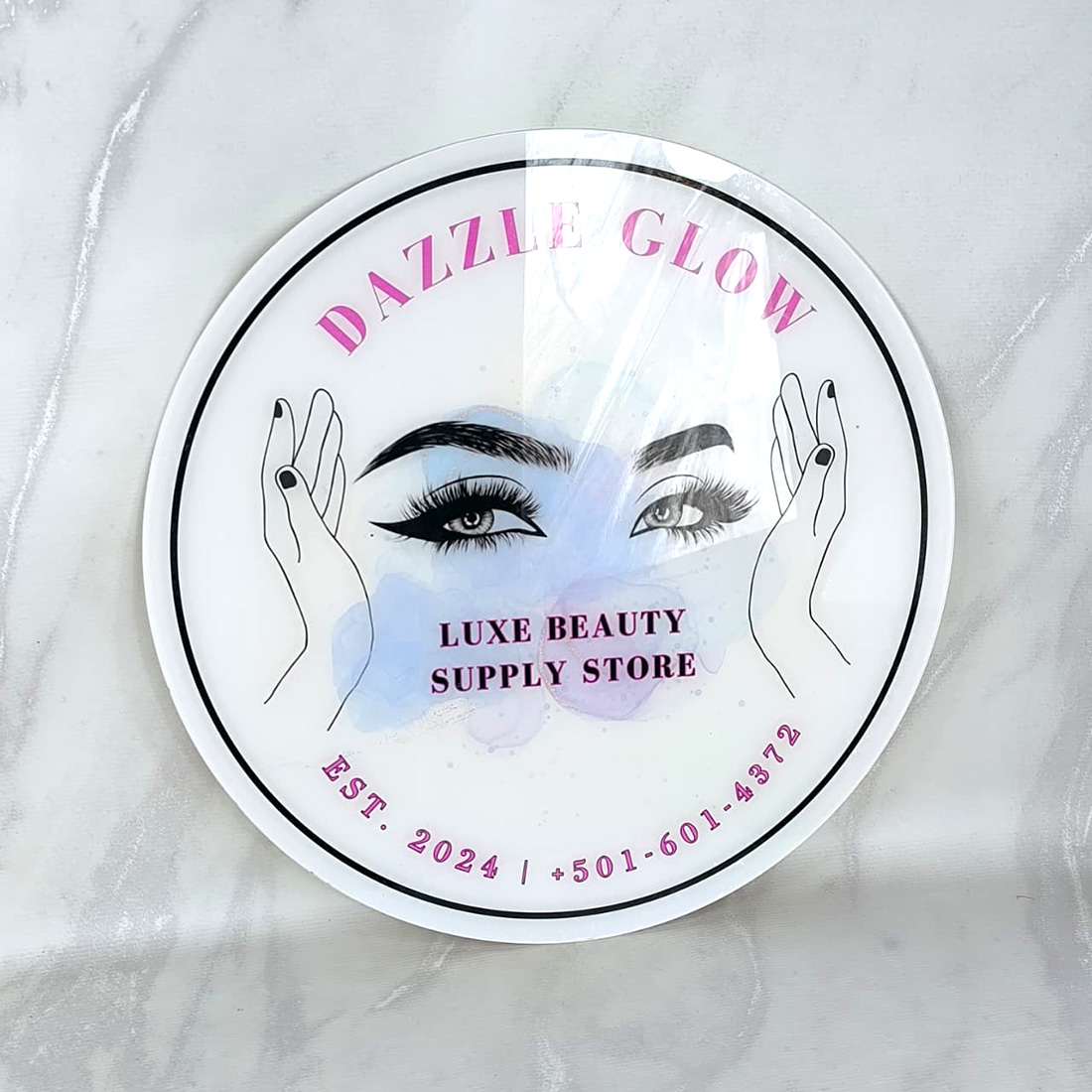 Rótulo Acrílico Impresión UV Full Color 60CM