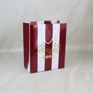 Ciento de Bolsas Boutique Laminadas Grandes Medidas 22x36x8cm.