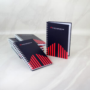25 Cuadernos Personalizados Con Espiral y Laminado Brillante Carta