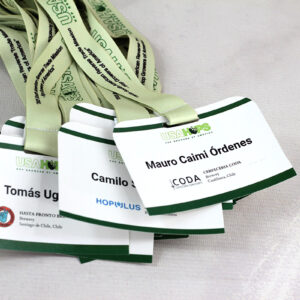 12 Lanyards Personalizados y Gafete en Texcote